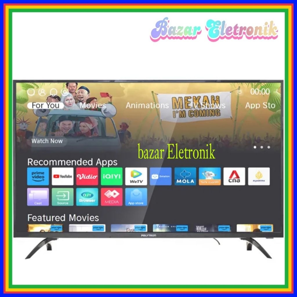 LED POLYTRON PLD 43CV8869 / LED POLYTRON 43 INCH SMART TV / POLYTRON LED TV 43 INCH SMART TV 43 CV 8