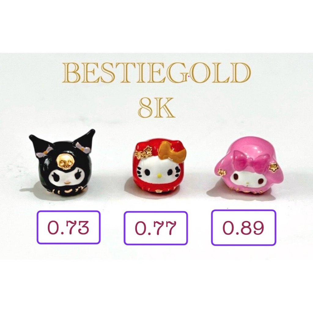 CHARM GELANG & KALUNG SANRIO KADAR 8K UBS