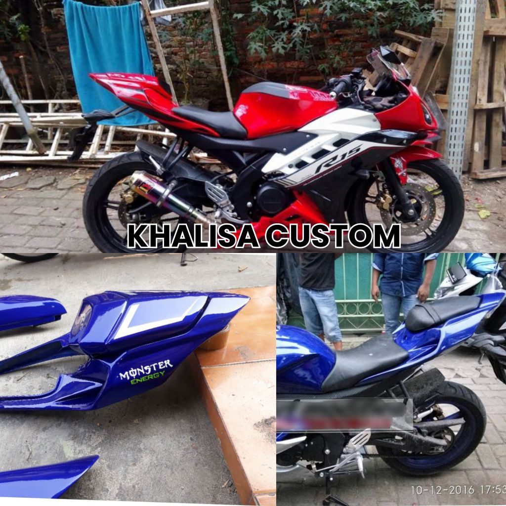 bodi belakang Yamaha R15 v2 model R6