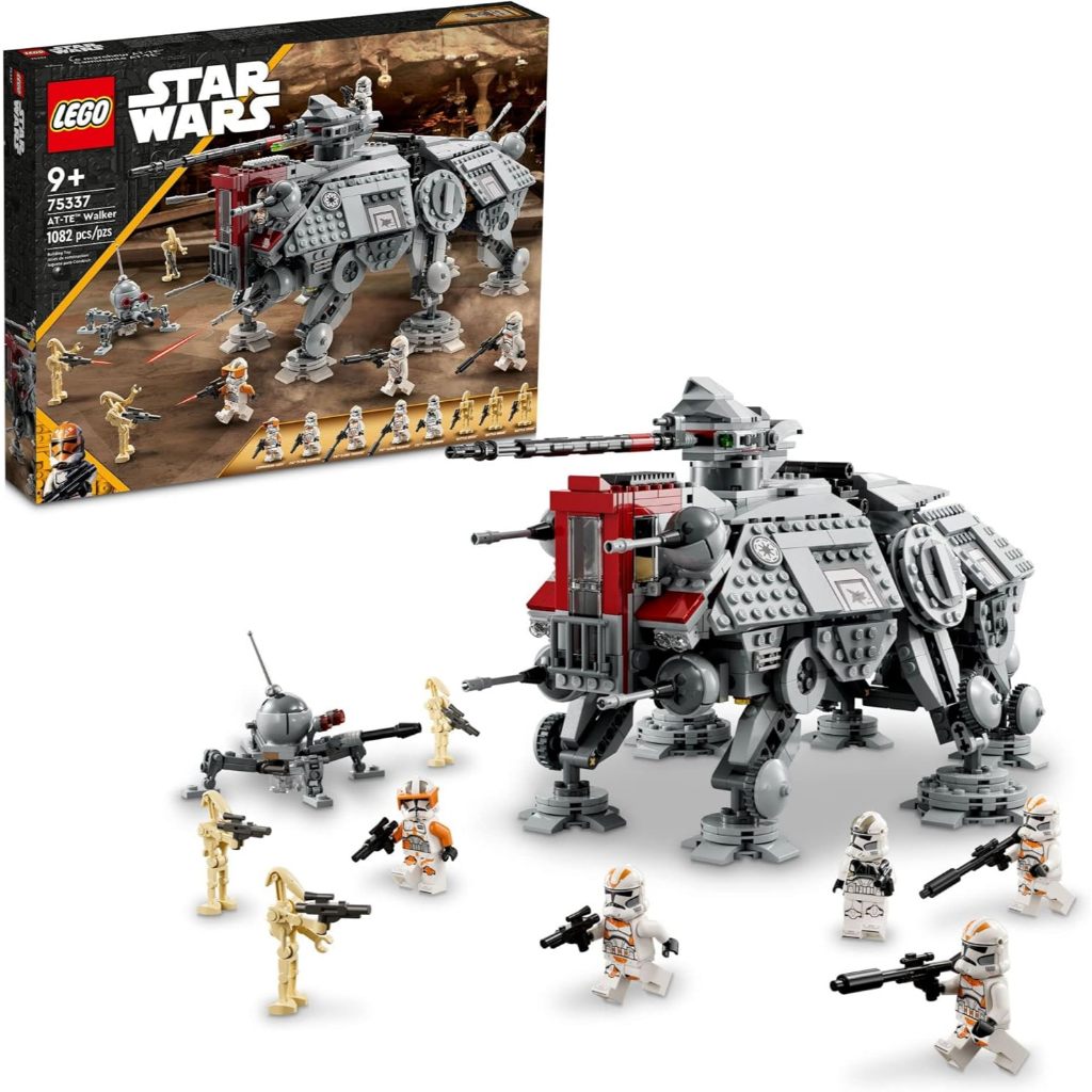 LEGO Star Wars at-TE Walker  Poseable, Revenge of The Sith Toy Set 75337