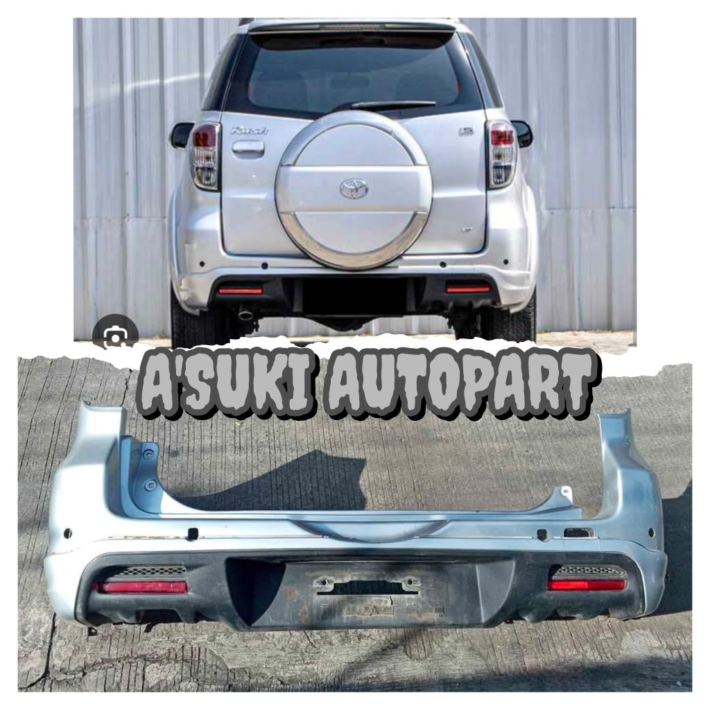 BUMPER BEMPER BODYKIT BELAKANG TERIOS RUSH 2010