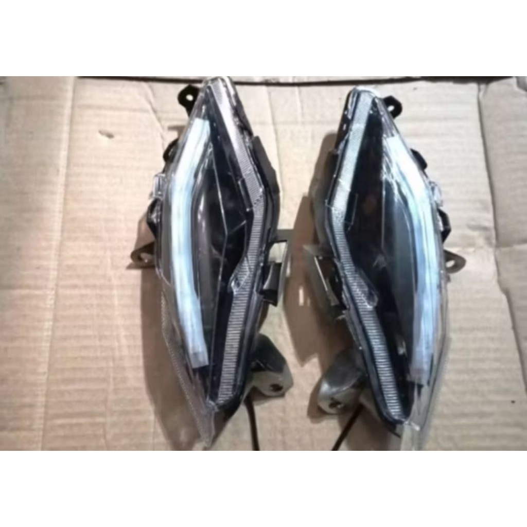 Lampu Sen Reteng Depan Beat Deluxe Plus Alis Running Biru Kuning