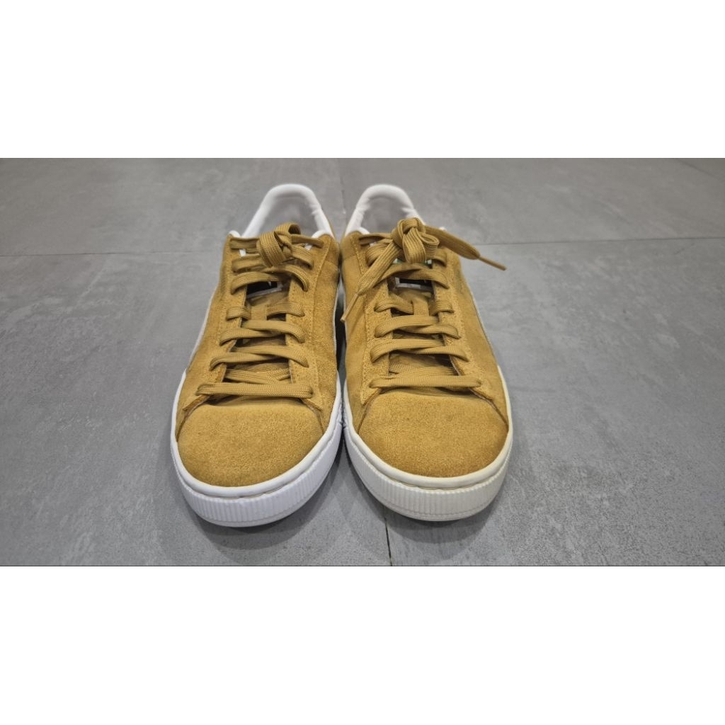 puma suede xxi honey mustard 43