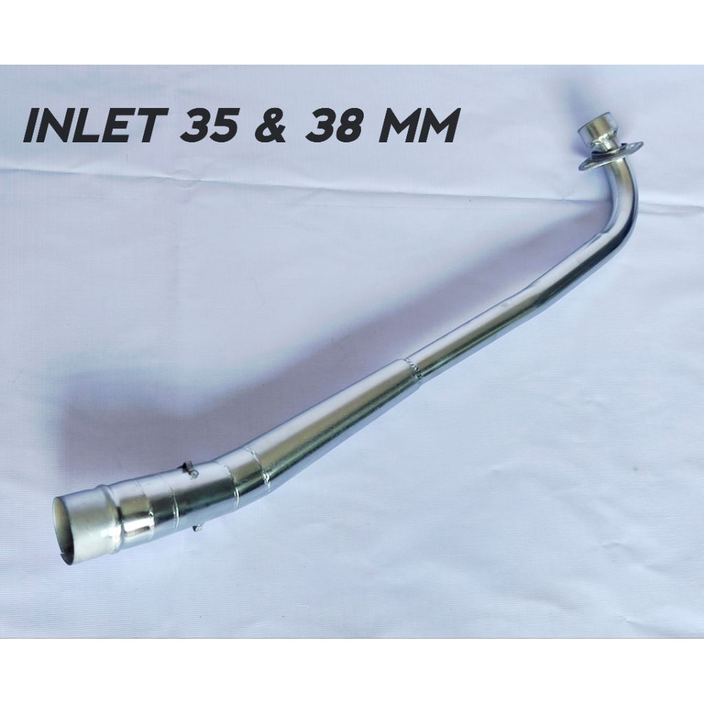 Leher knalpot racing INLET 35 & 38 supra x 125 jupiter z vega revo absulute sogun smash astrea c700