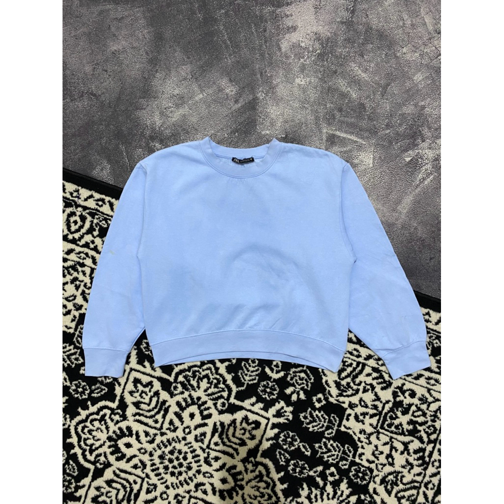 sweater crewneck zara second