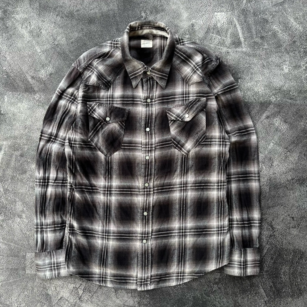 Back Number 2 Pocket Flannel Shirt