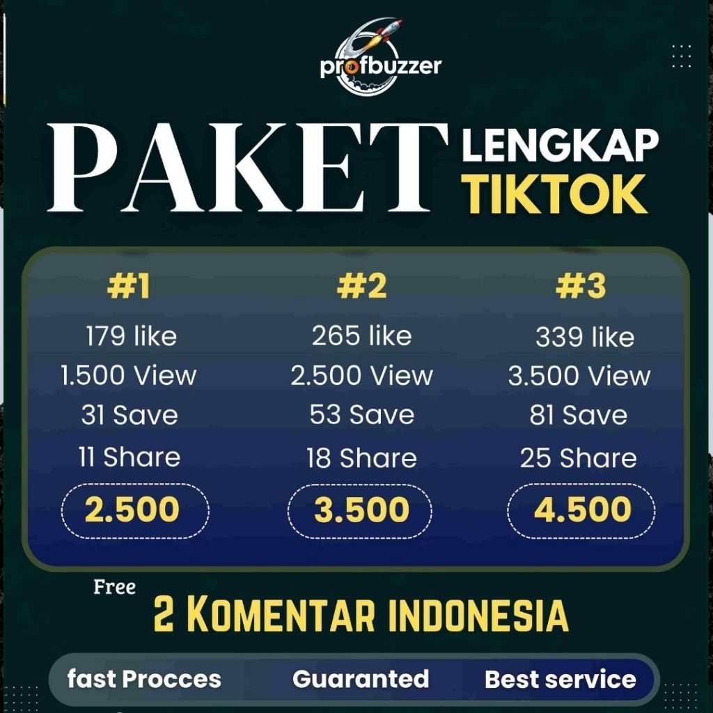 Like Tiktok.fyp Paket Lengkap Komentar Indo