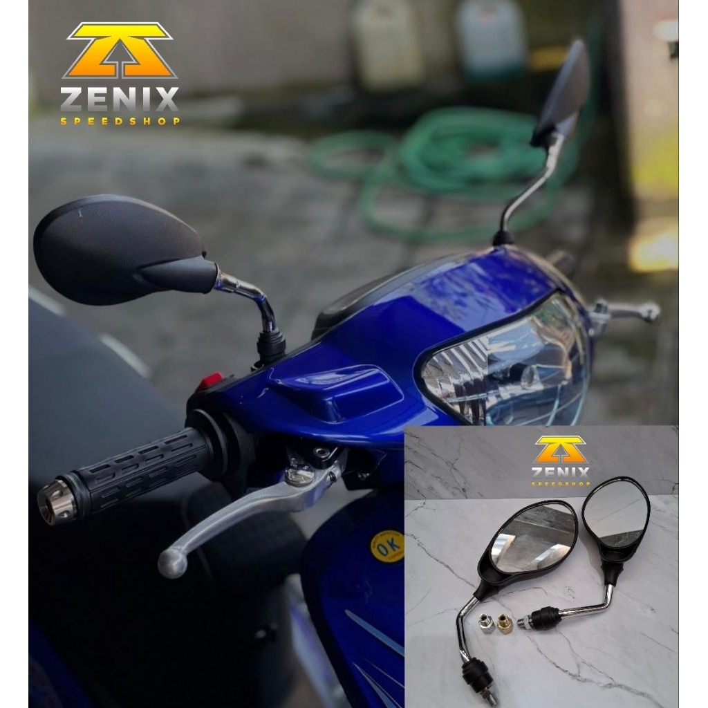 Bisa COD Spion X1 Chrome PNP Mio Sporty Mio Smile Kualitas Terbaik