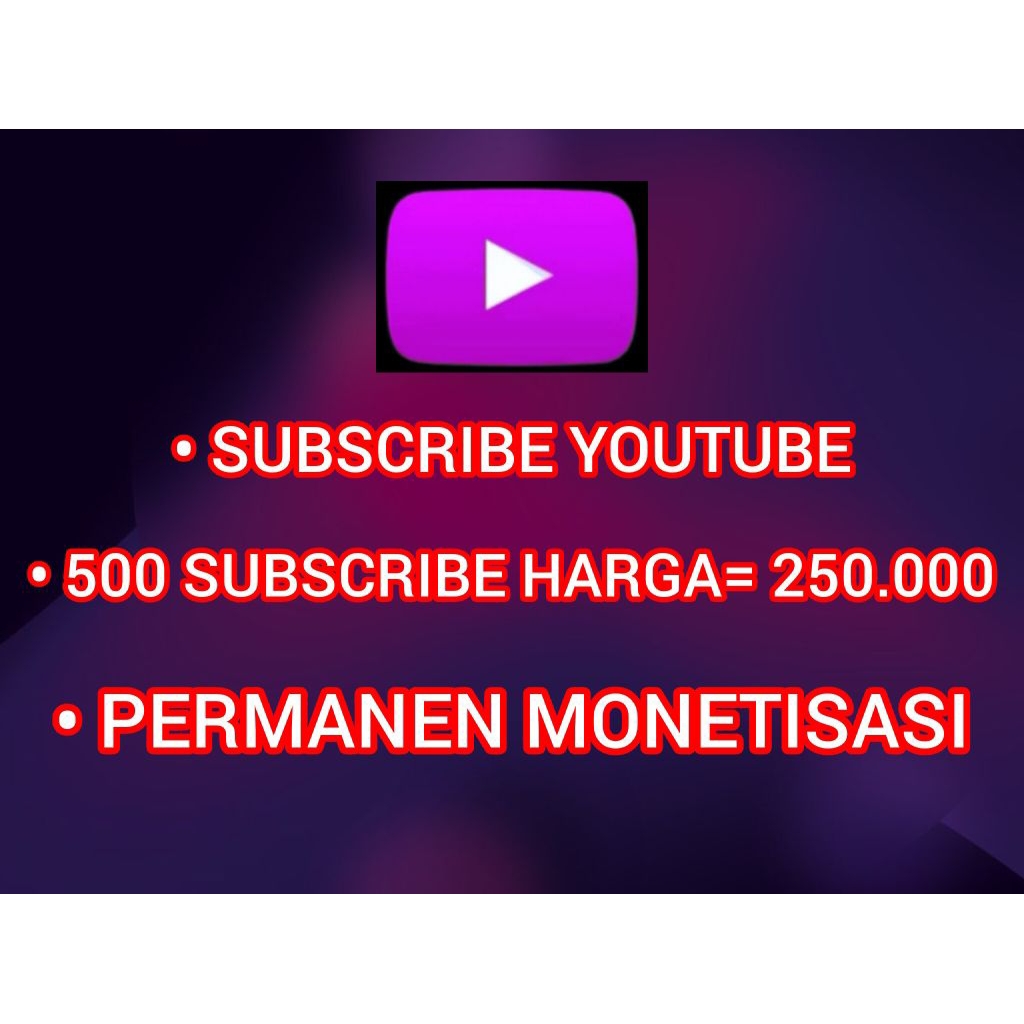 jasa subscribe YouTube permanen