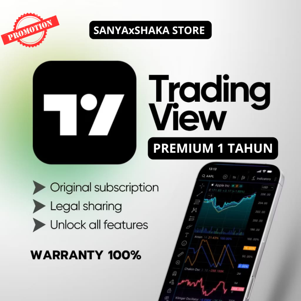 TradingView Premium 1 Tahun - Garansi 1 Tahun
