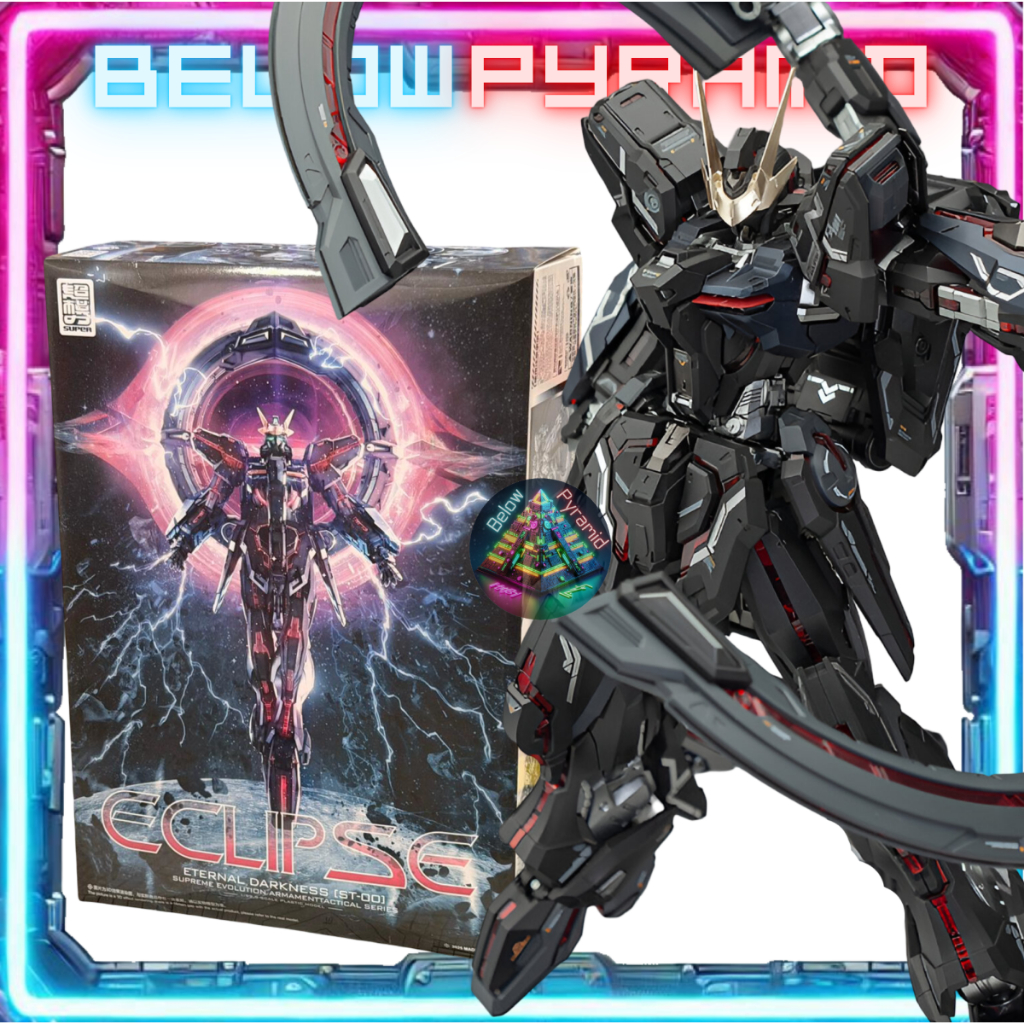 Eclipse Super Evolution 1/100 Model Kit | MG Eternal Star Glory Midnight Black Plamo Plastic Kits