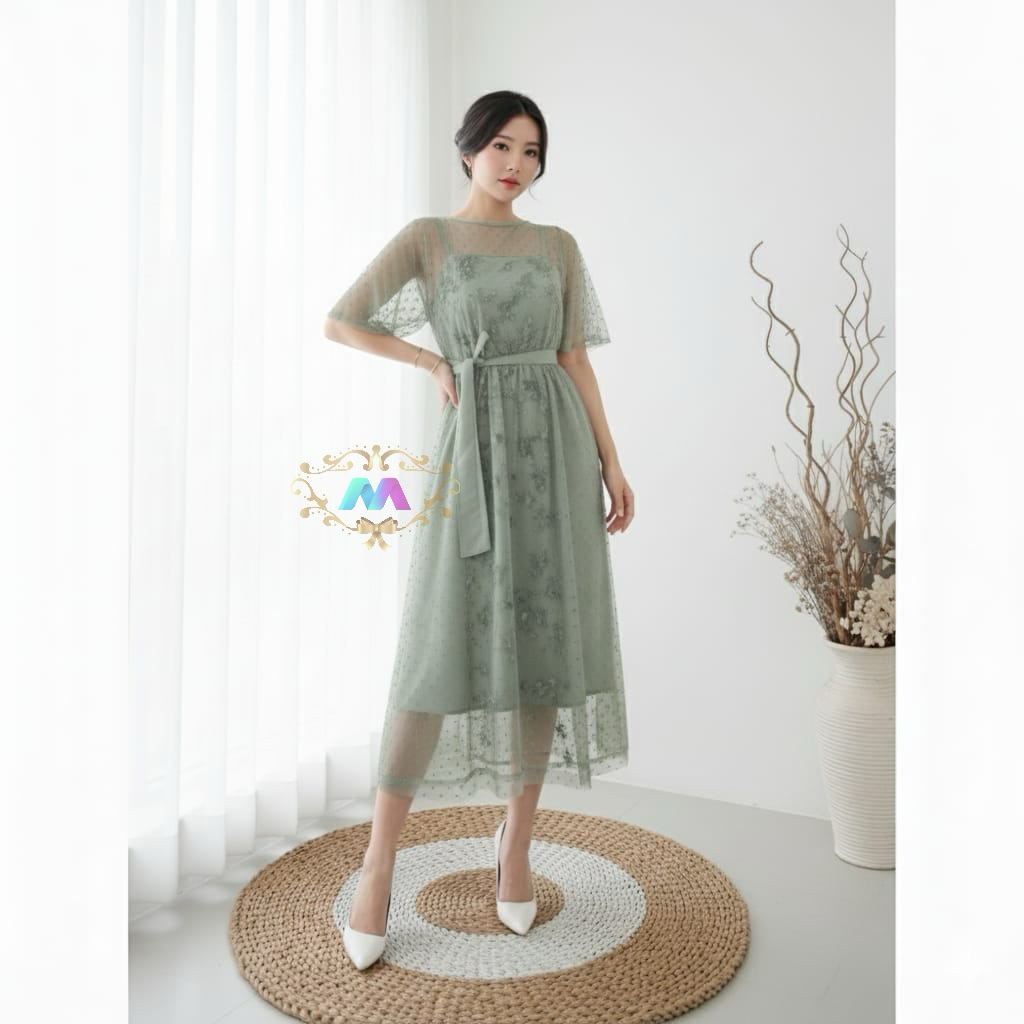 Dresh Jumbo Model Baru Dres Wanita Gaun Korean Style Dreas Mididres Kondanganbj Dres Gaun Kebaya Bat