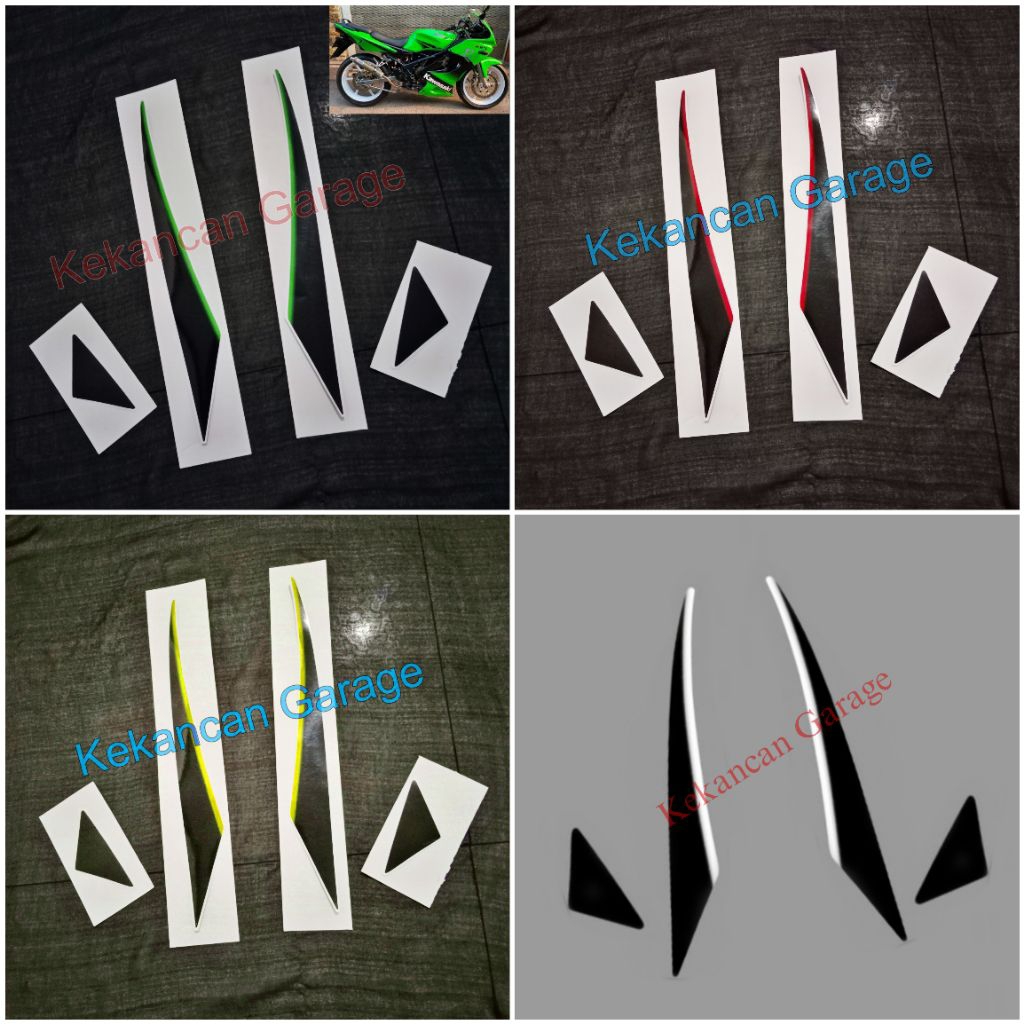 Striping sticker Body Belakang Ninja RR OLD ( SE GEN 4 ) Cetak HD / Bahan Premium