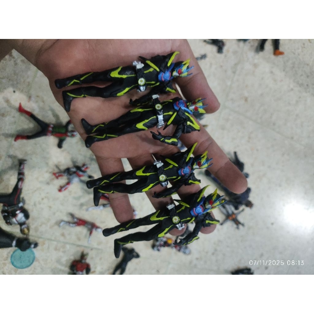 set junk sofubi kamen rider zero one assault hopper original