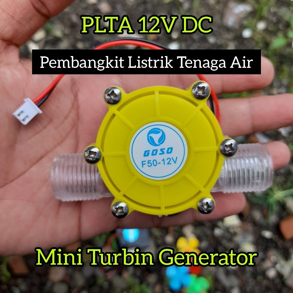 PLTA pembangkit listrik 12v DC Mini Turbin