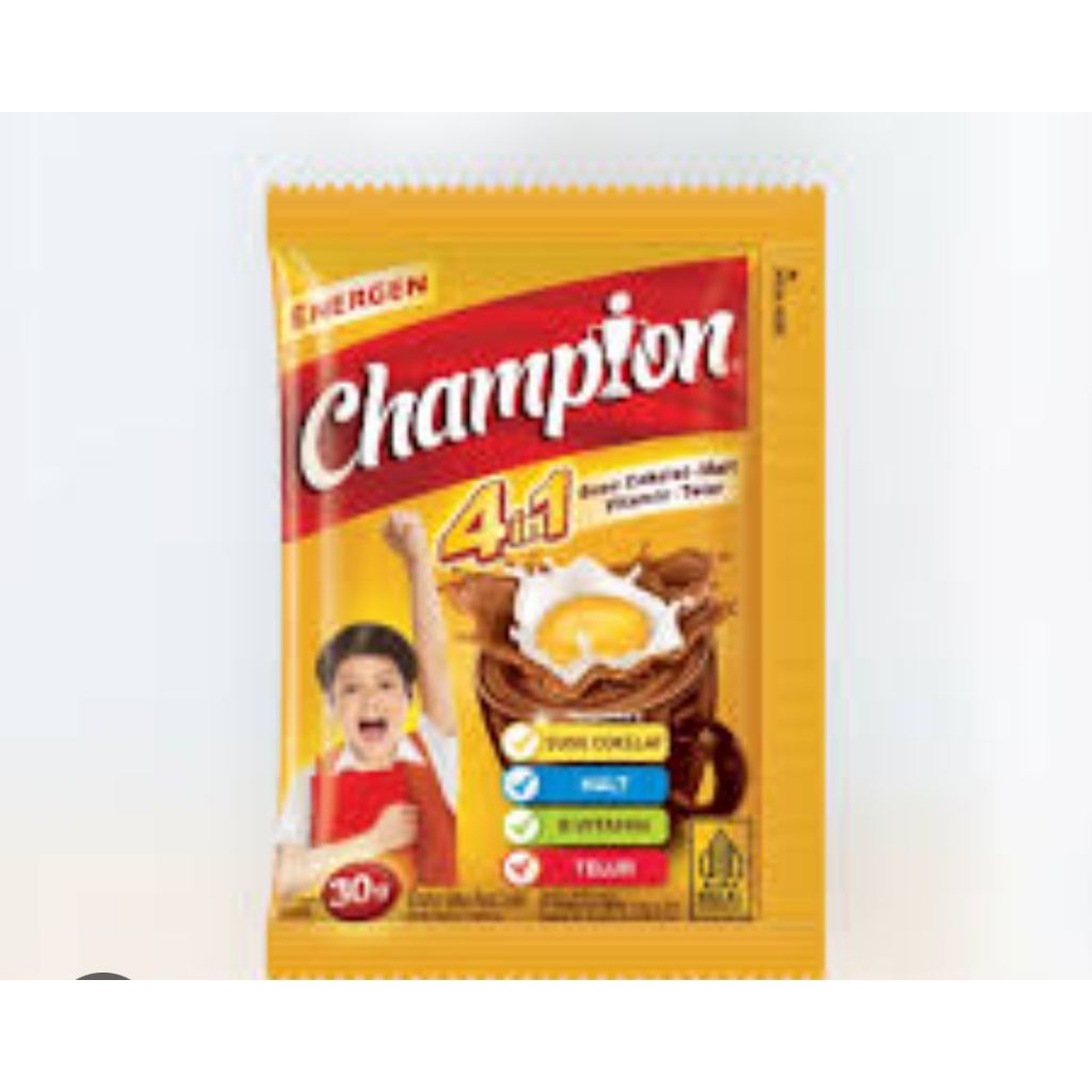 ENERGEN CHAMPION 1 RENCENG 10 SACHET
