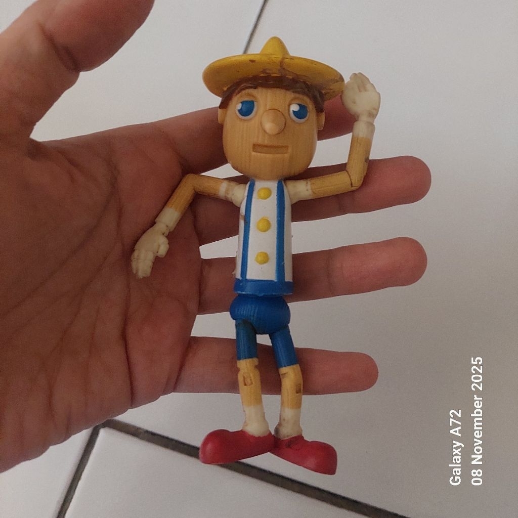 BISA COD Pinokio Figure Retro Dancing Pinocchio PRELOVED