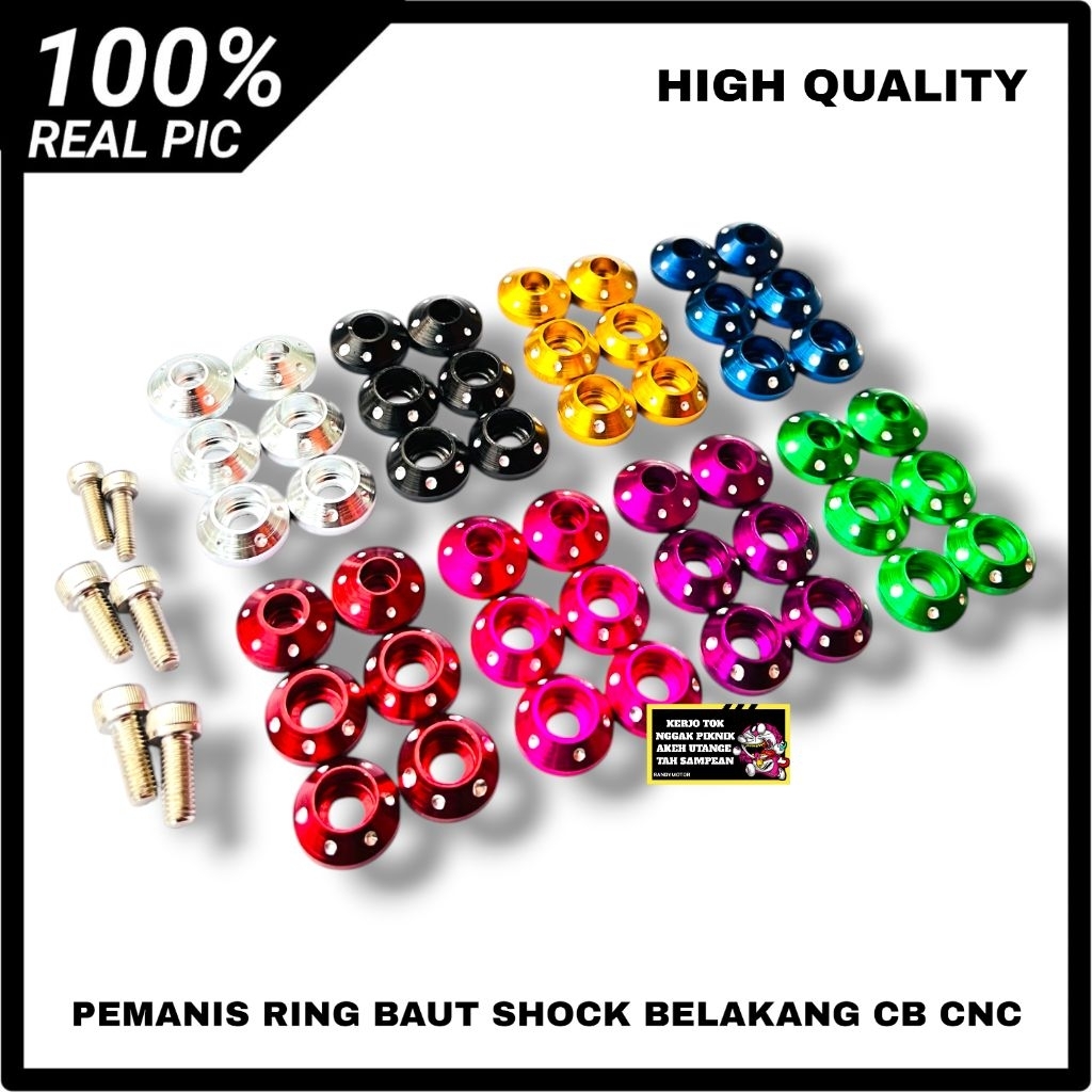 PEMANIS RING BAUT MANISAN RING BAUT SHOCK BELAKANG CB CNC