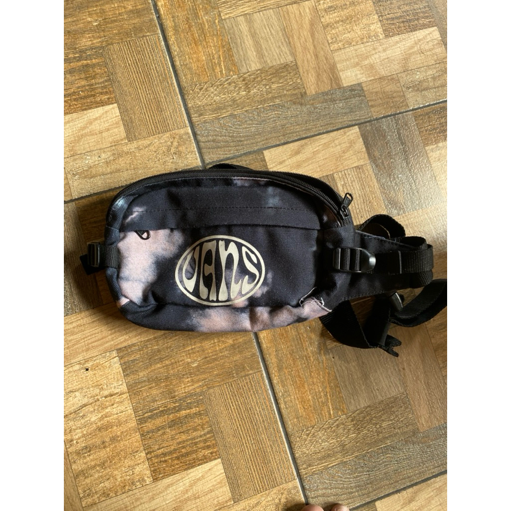PRELOVED WAISTBAG TAS PINGGANG VANS ALISO HIP PACK ORIGINAL BLACK TYE DIE