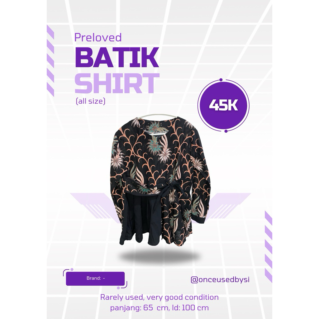 Preloved Batik Benang Raja