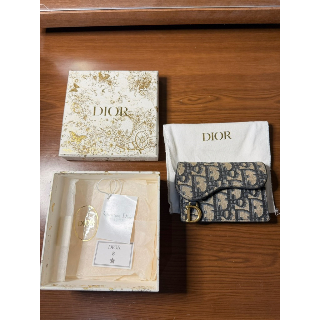 Dior Saddle Wallet Original