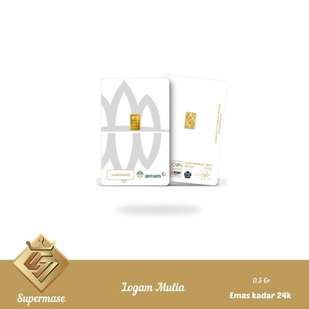 Logam Mulia Antam Press Emas Batangan - Supermase