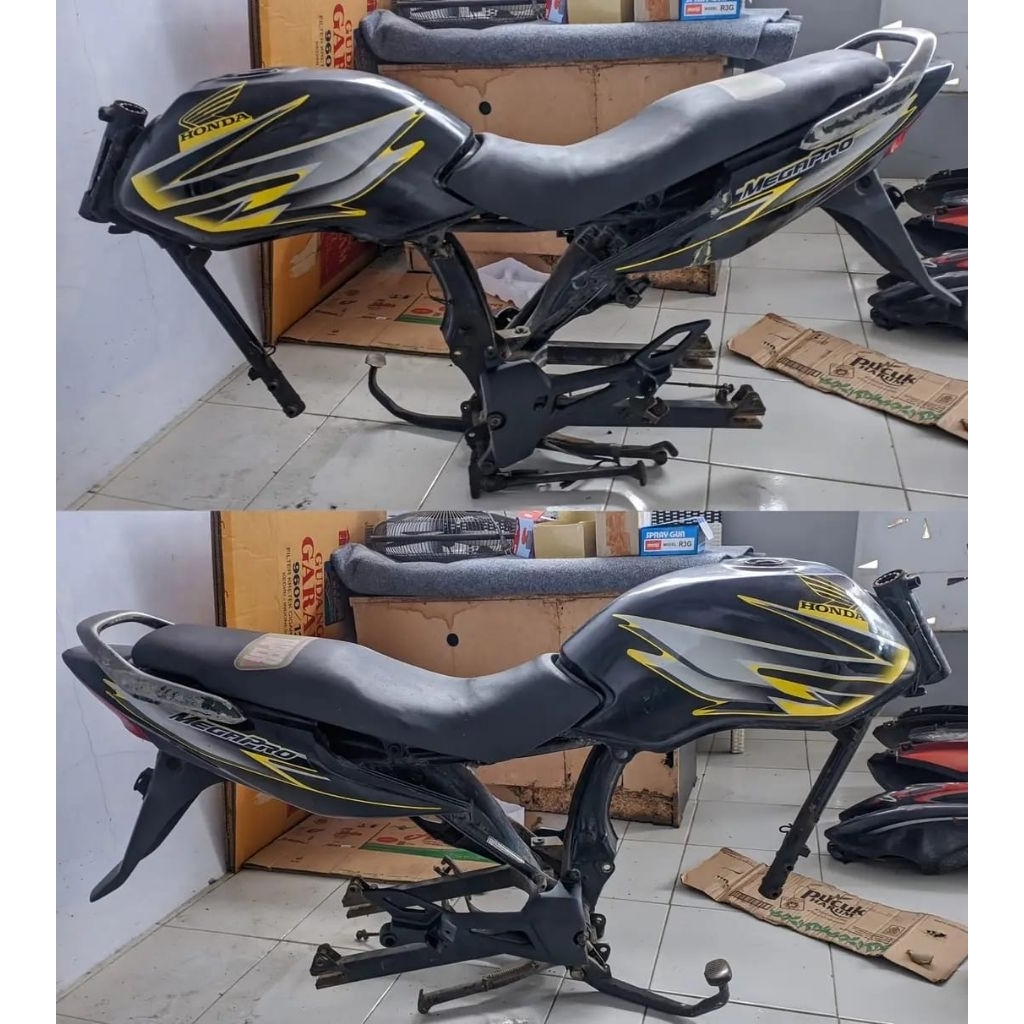 BODY SET MEGAPRO NEW PRIMUS FULL SET RANGKA