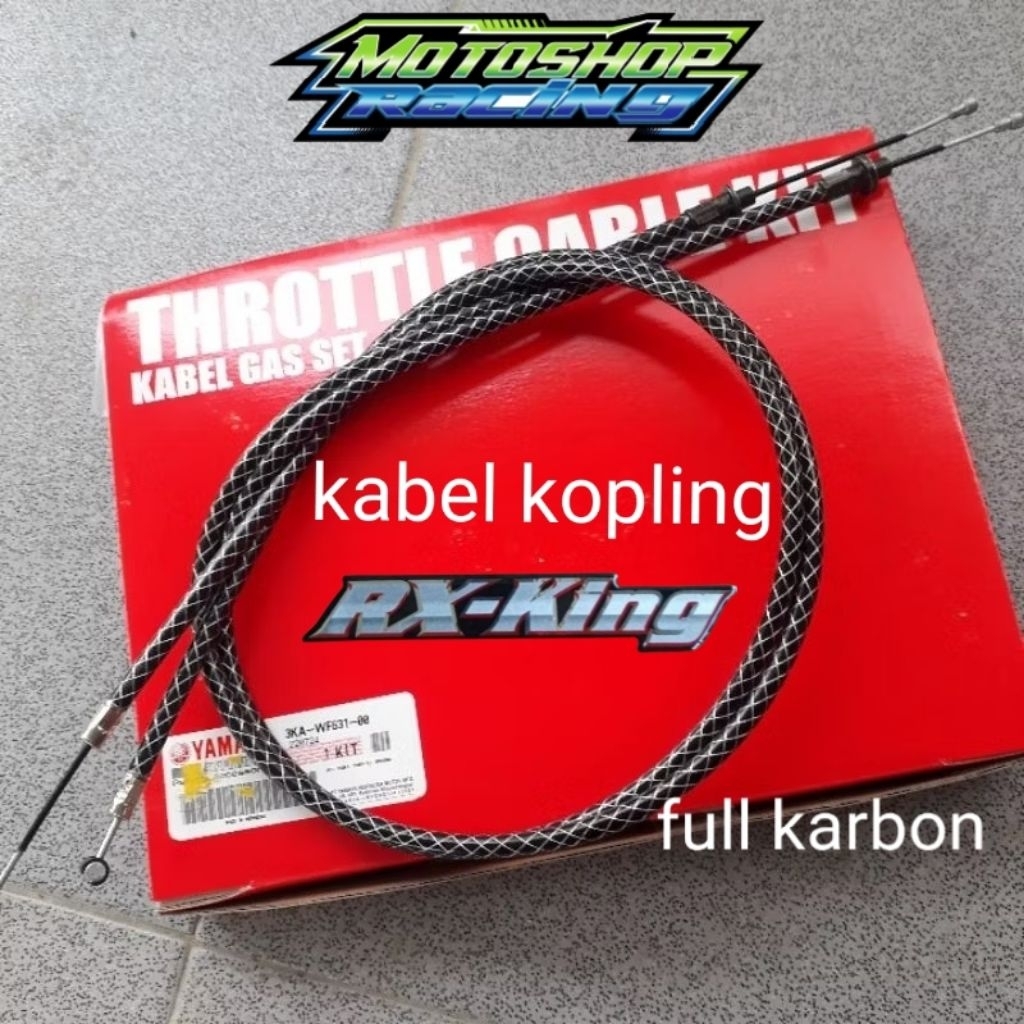 Kabel Kopling RxKing Serat Karbon Tinggal Pasang