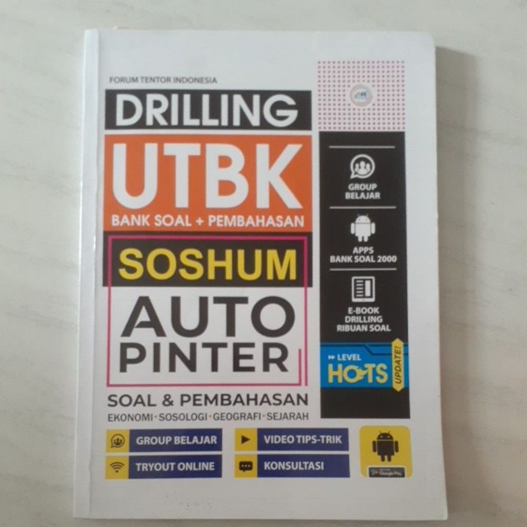 preloved buku king soshum 23 dan driling utbk soshum