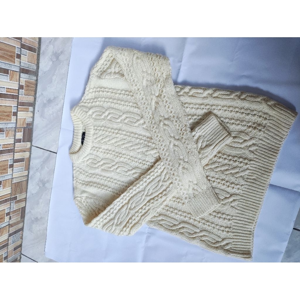 Knitwear Spao Cream Kepang