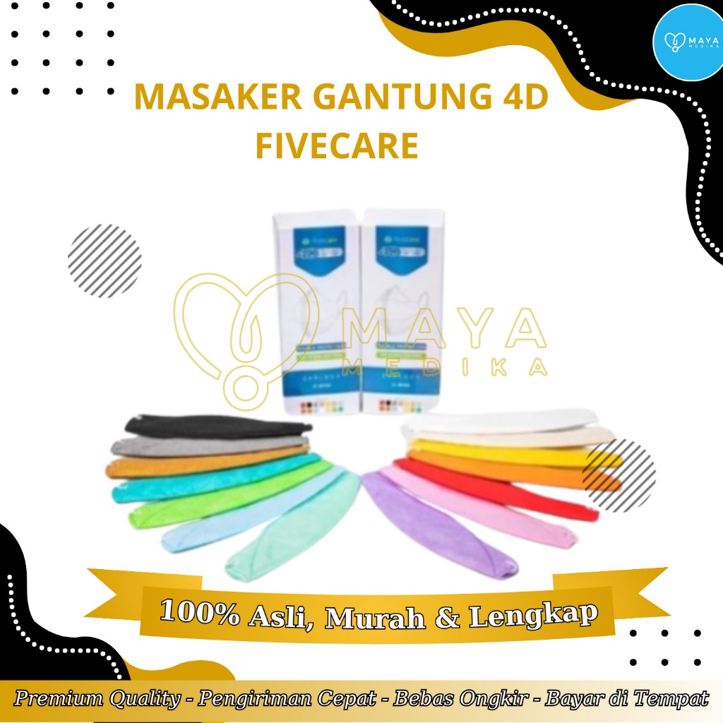 Masker Gantung 4D FiveCare ( PCS )