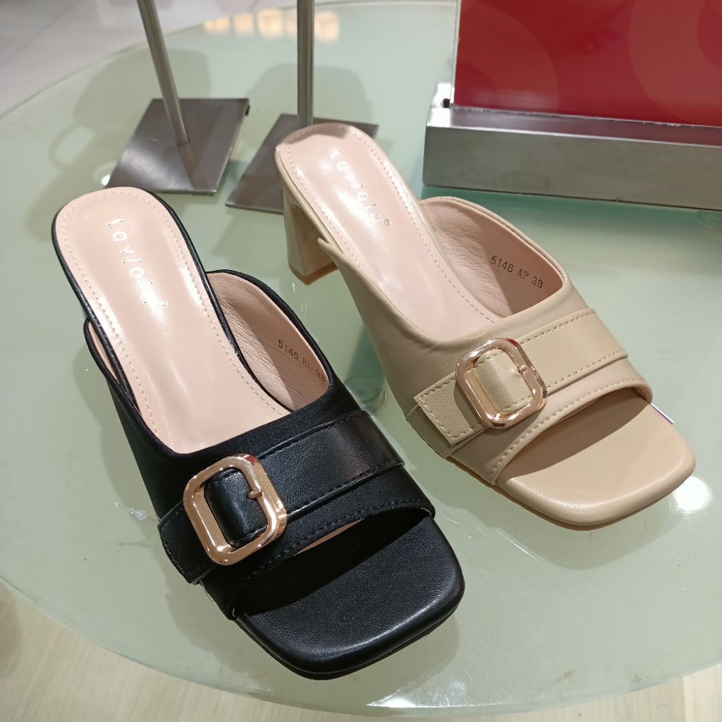 sandal wanita heels 7cm LAVIOLA original