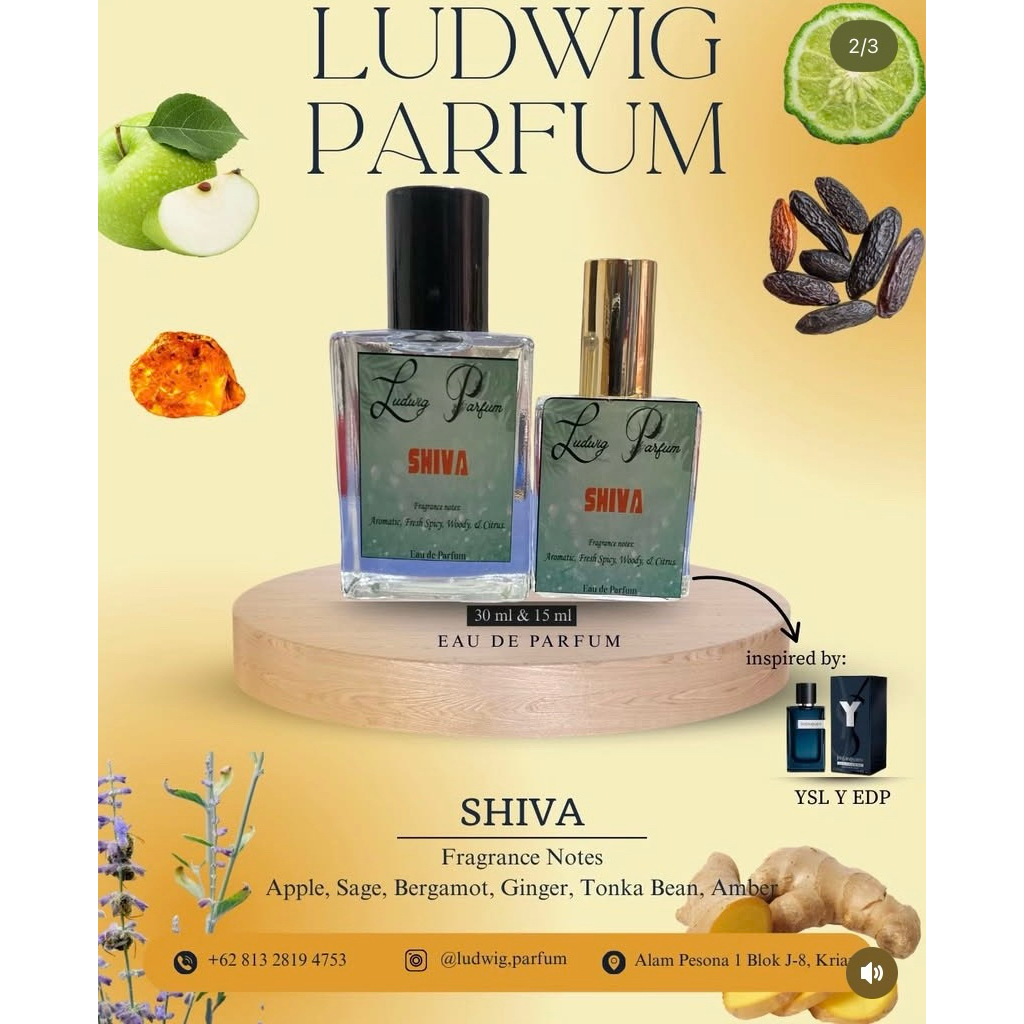 Ludwig Parfum “Shiva” Inspired by Ysl Y Edp