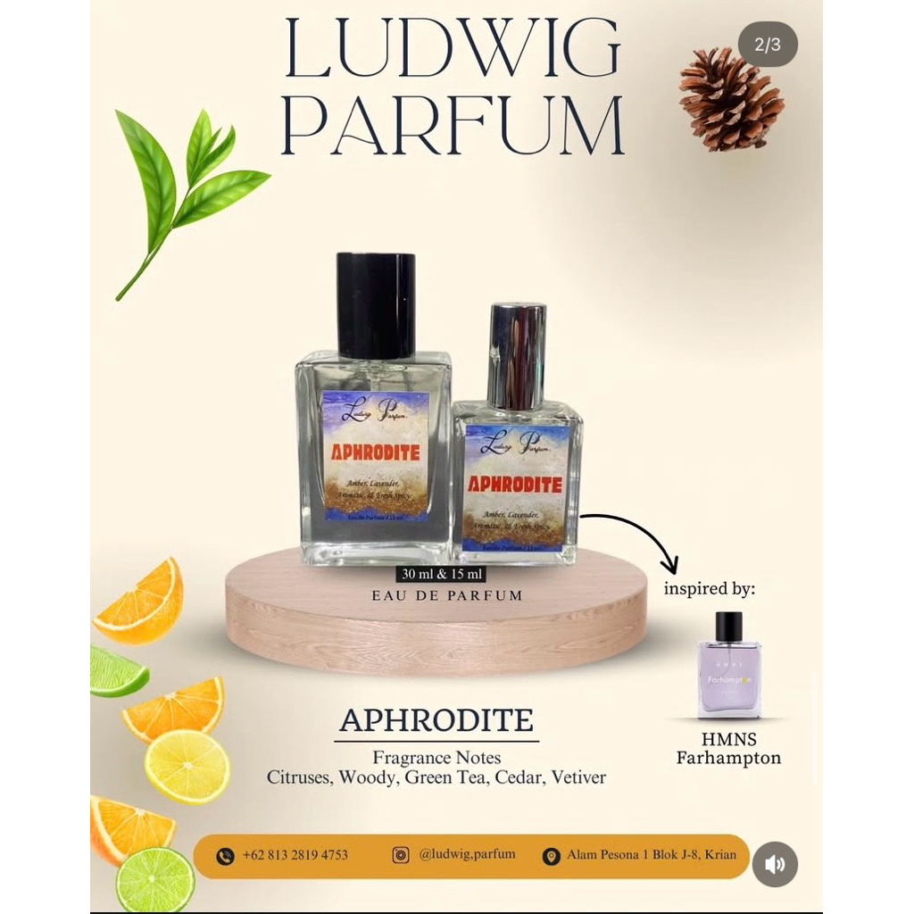 *PARFUM BIBIT EROPA* Ludwig Parfum “Aphrodite” by HMNS Farhamthon