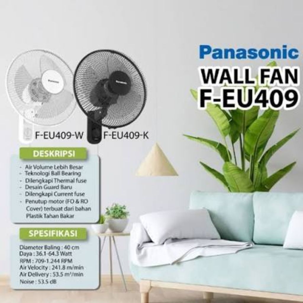 Panasonic FEU409 Kipas Angin Dinding 16 inch