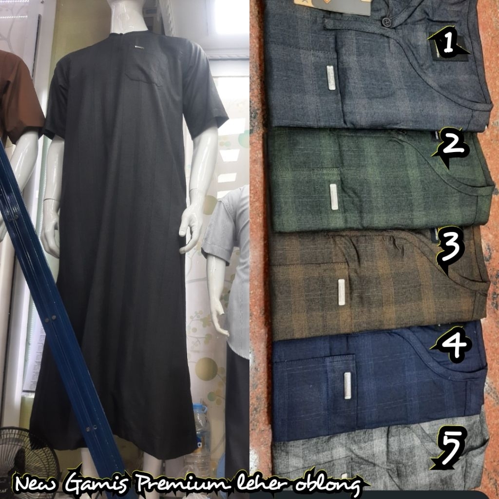 New Gamis Dazick Leher Oblong | Gamis Leher Oblong | jubah leher oblong