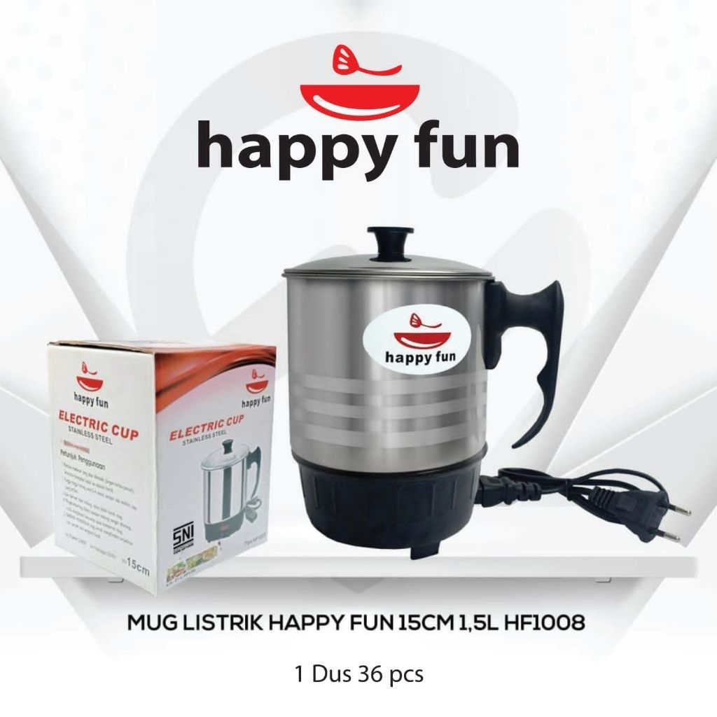 MUG LISTRIK HAPPY FUN