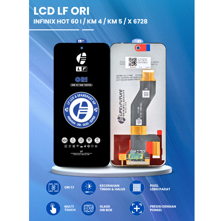 LCD INFINIX HOT 60I ORIGINAL LF FULLSET TOUCHSCREEN
