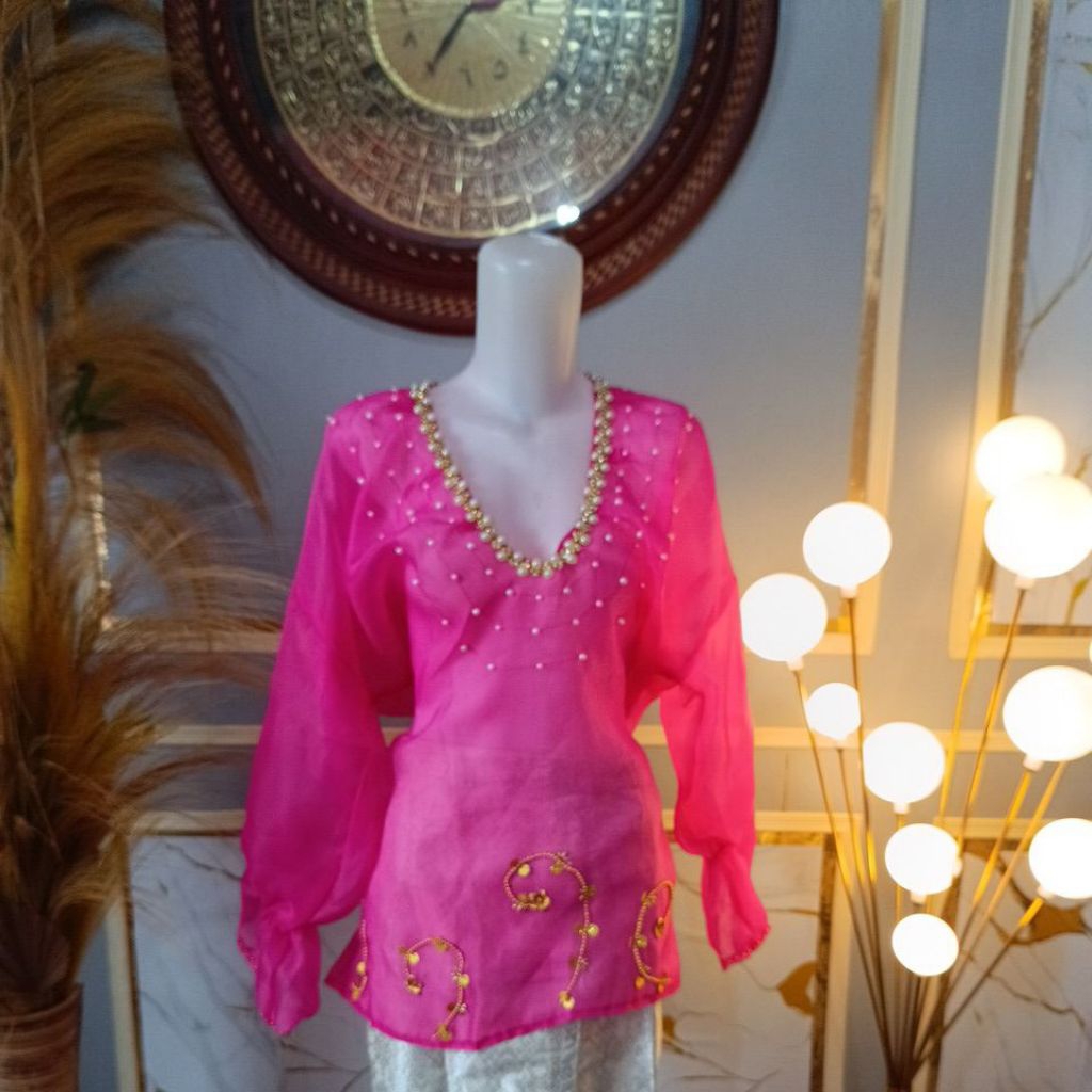 Baju Bodo/Baju Tokko/Baju Adat Bugis/Makassar/Baju Bodo Organza/Baju Bodo Modern/ Baju Tradisional B