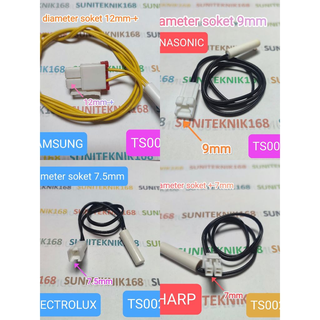 THERMISTOR TERMIS THERMIS KULKAS SAMSUNG - SENSOR SUHU KULKAS SAMSUNG
