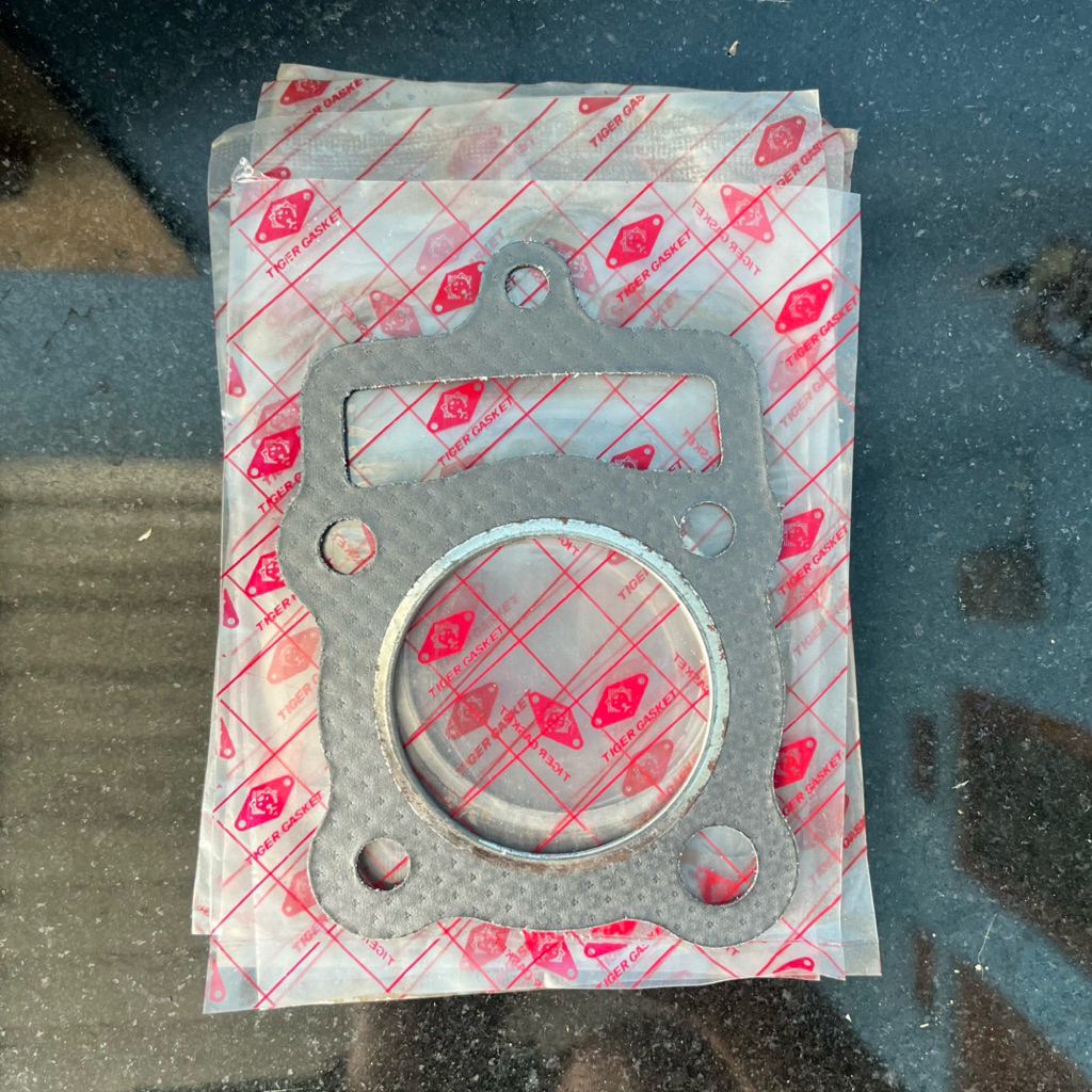 packing Perpak gasket blok head atas fiber Honda CG125 cg 125 Nos