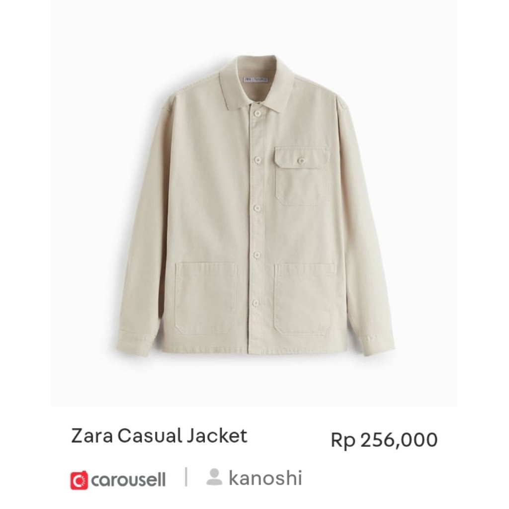 Zara Man casual jacket