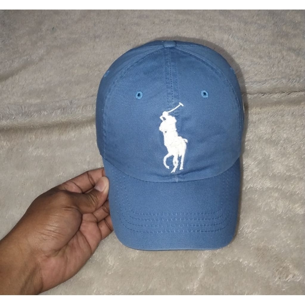 Topi Polo Ralph Lauren Big Logo Setelan Kulit Second