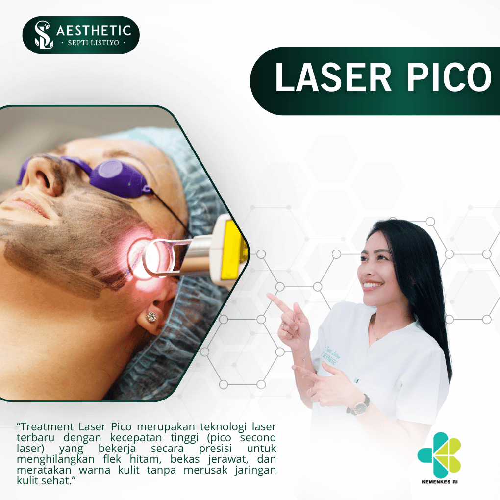 Laser Pico Original | Treatment Flek, Bekas Jerawat & Mencerahkan Wajah | Dokter Estetika Profesiona