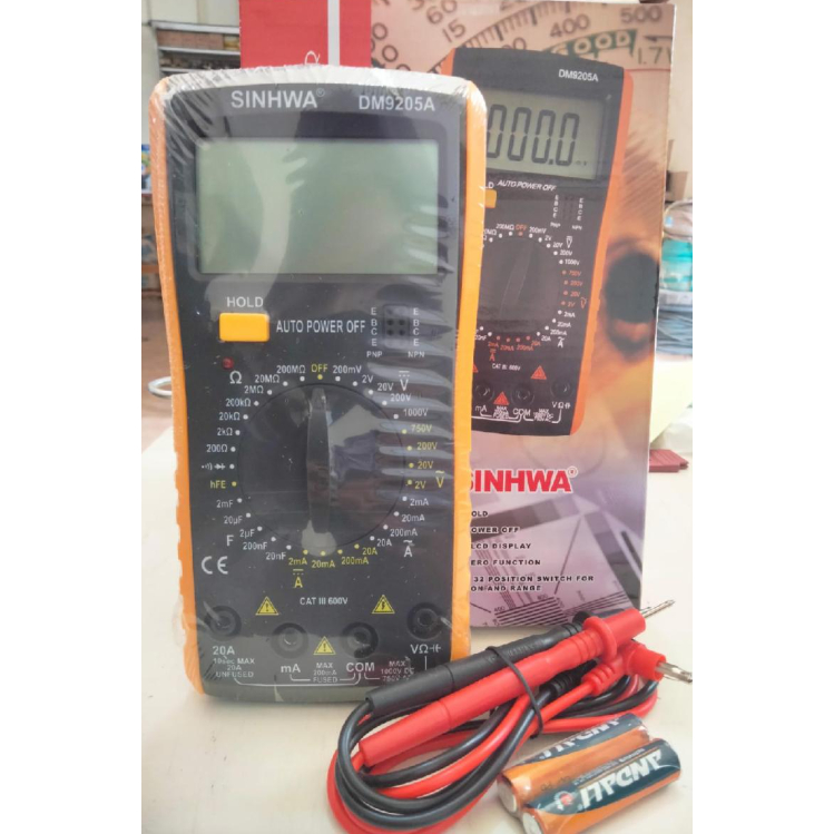 MULTITESTER DIGITAL SINHWA DT-9205A  / DM-9205A