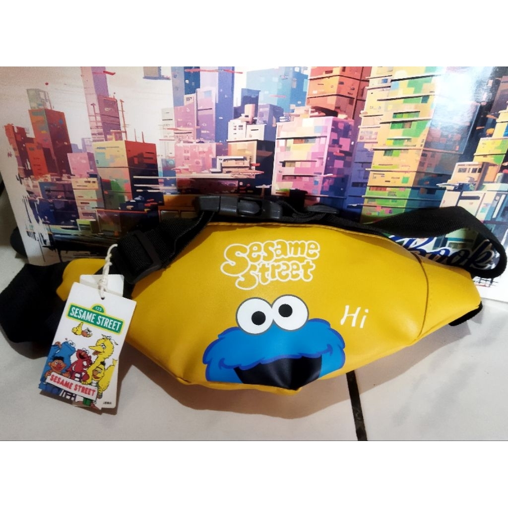 Miniso Waist Bag Sesame Street