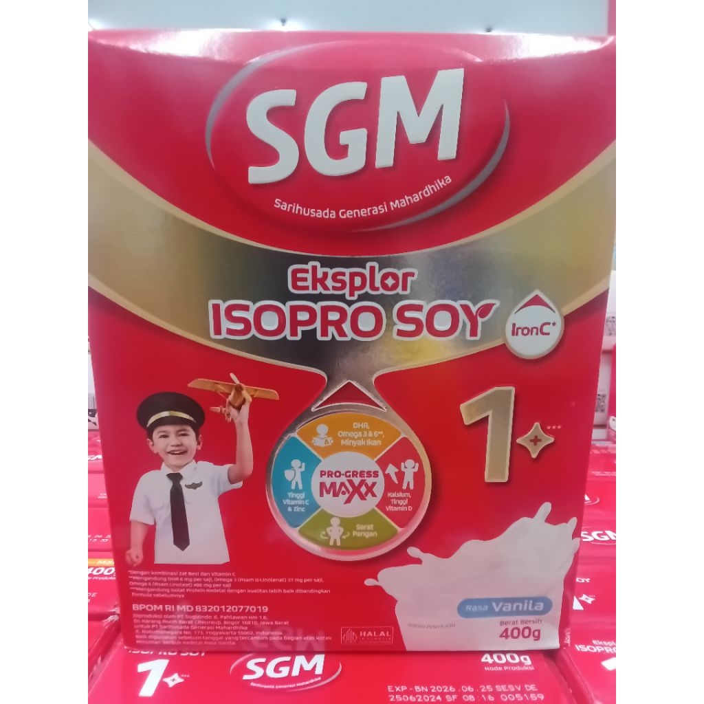 SGM SOYA 1+ 400GR VANILA