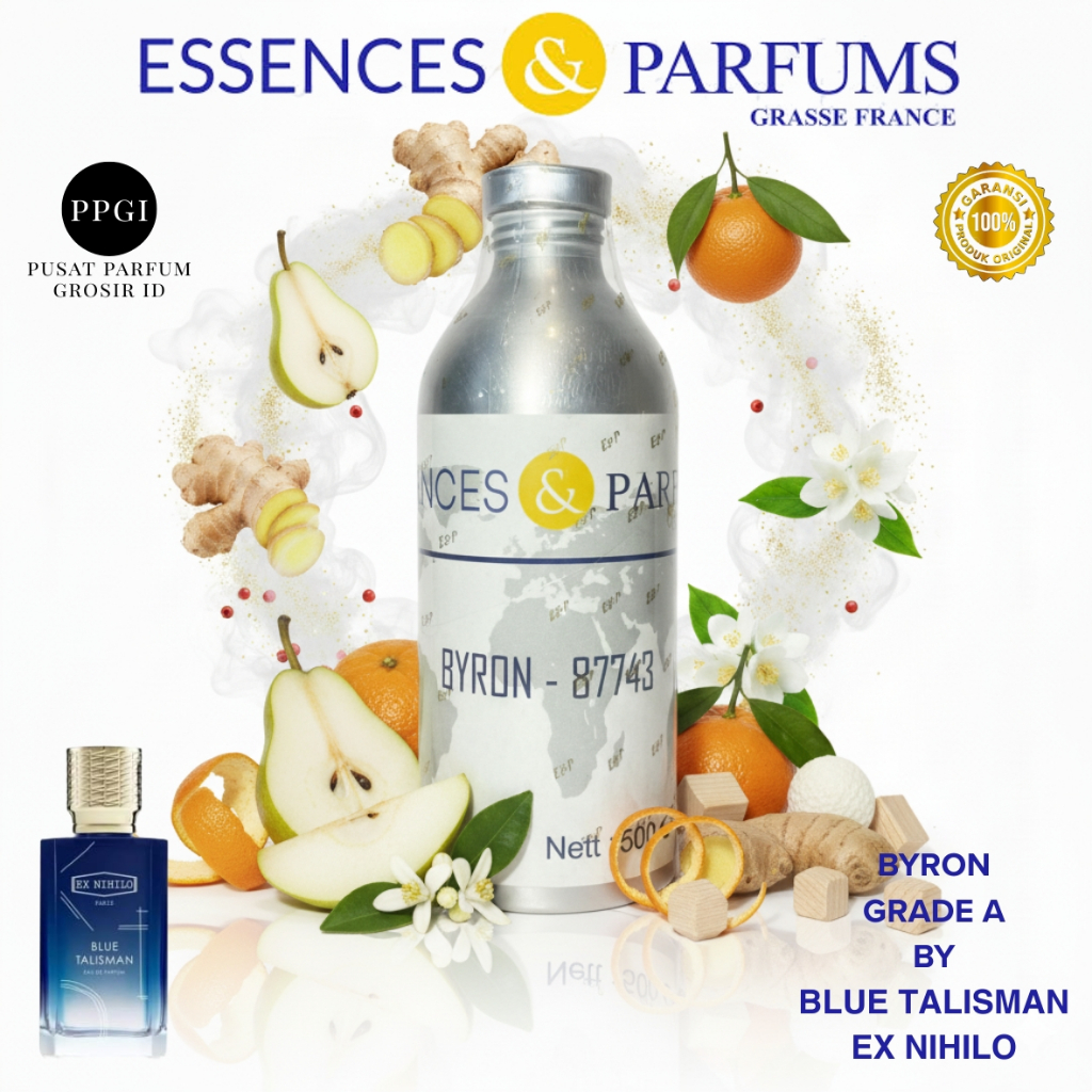 BIBIT PARFUM BYRON INSPIRED BY BLUE TALISMAN EX N1.H1.LO GRADE A - BY ESSENCES & PARFUMS 100% MURNI