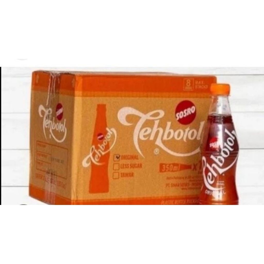 Teh botol sosro 350ml 1dus isi 12 botol
