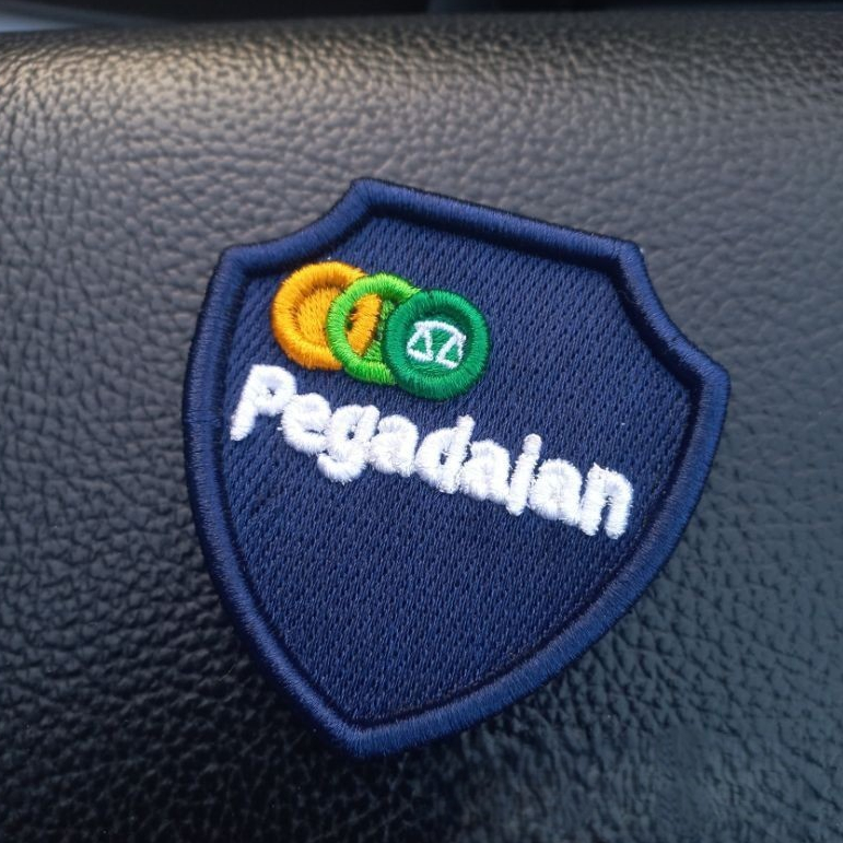 Bordir Timbul Logo Pegadaian ( Bisa Reques Logo Lain )